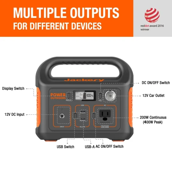 Jackery Explorer 290 Portable Power Station - Image 4